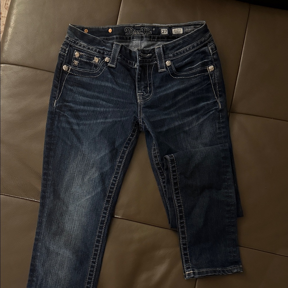 Miss Me Dark Wash Skinny Jeans